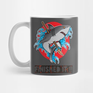 Finished Shark Mug